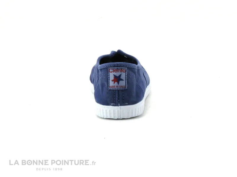 Achat chaussures Cienta Enfant Chaussure en Toile, vente Cienta 70777 bleu marine - Basket toile enfant sans lacet
