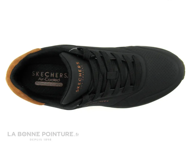 Achat chaussures Skechers Homme Basket, vente Skechers 183004 Uno Suited on Air Black - Basket Homme noire