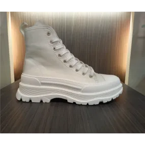 Boots lacets SEMERDJIAN blanc