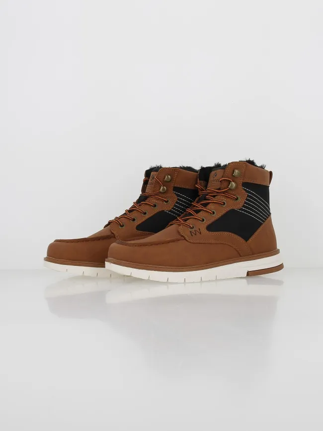 Boots mervin marron homme - Kimberfeel | wimod