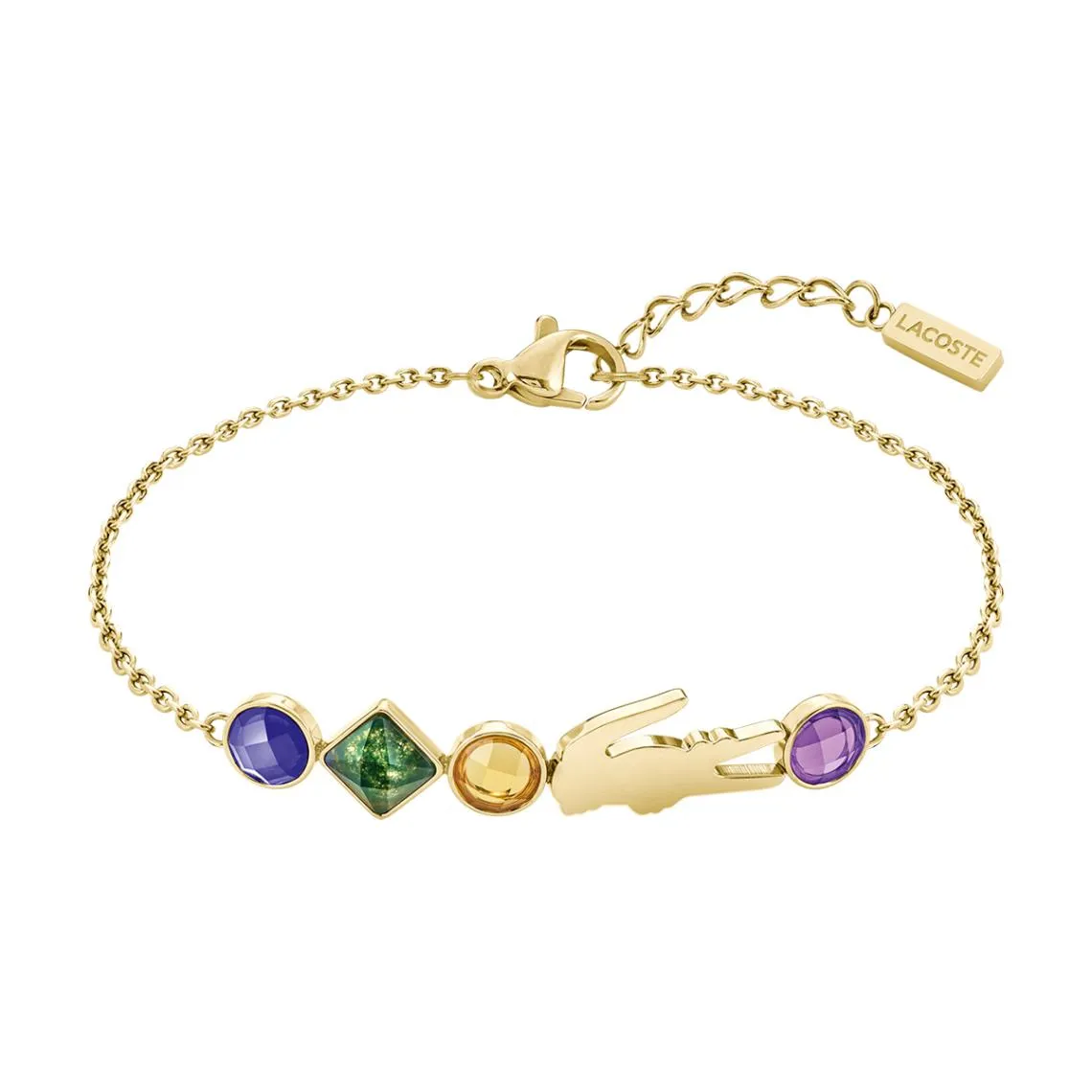 Bracelet Femme Lacoste Deva - 2040361 Acier Doré Circonference Interieur 165 Mm + 50 Mm Extender | 3 Suisses