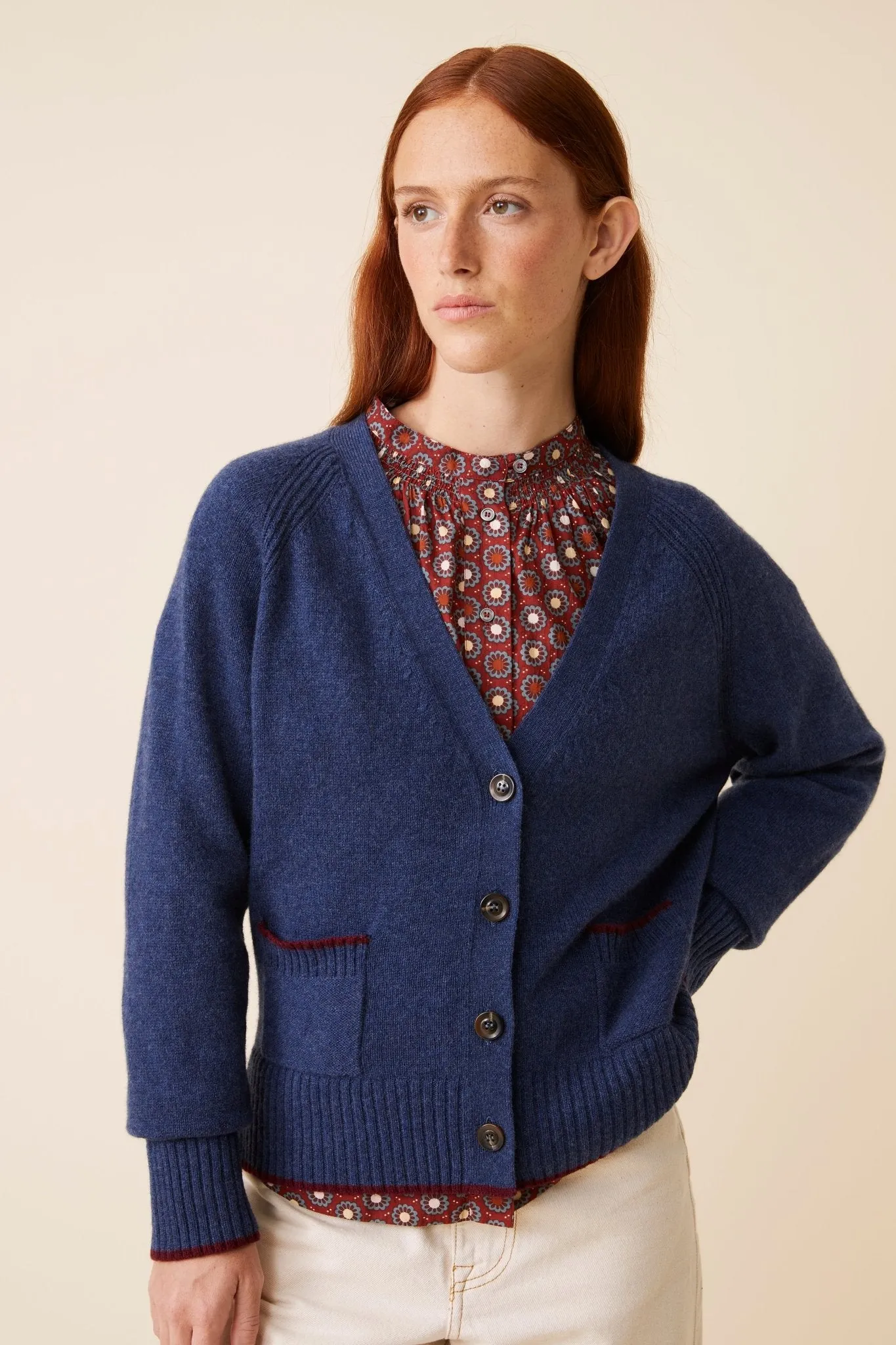 Cardigan Louison N°202 Denim Blue