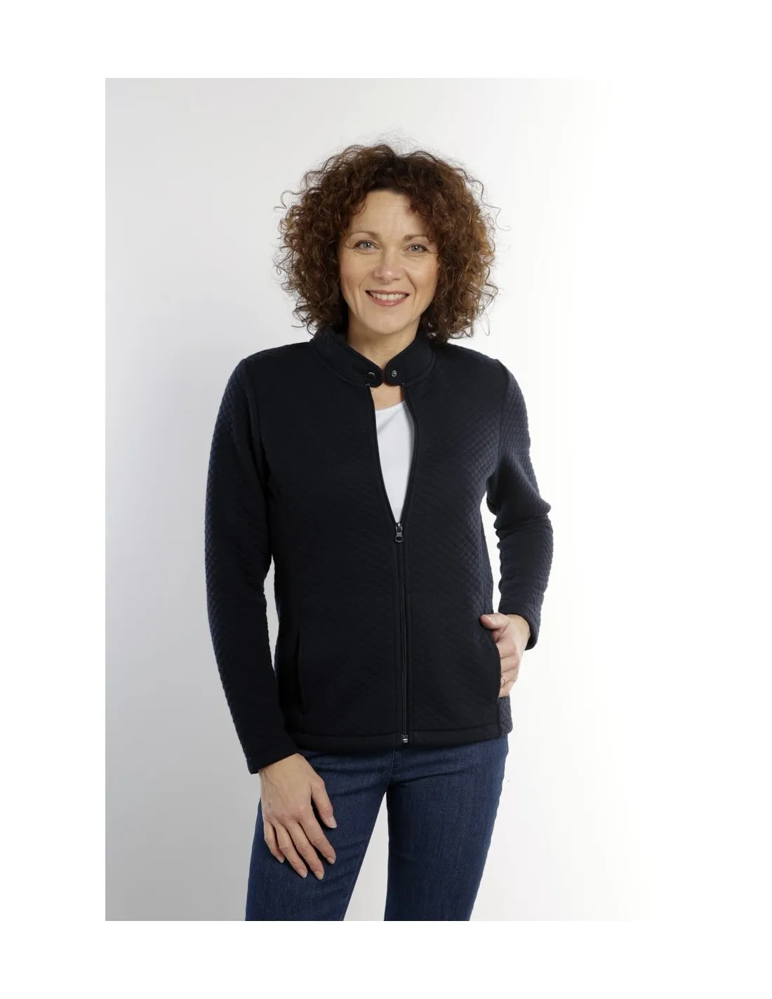 Cardigan zippé