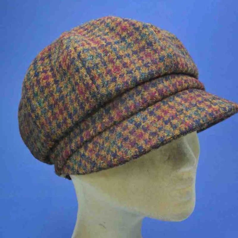 Casquette gavroche haut de gamme ocre | Casquette hiver femme