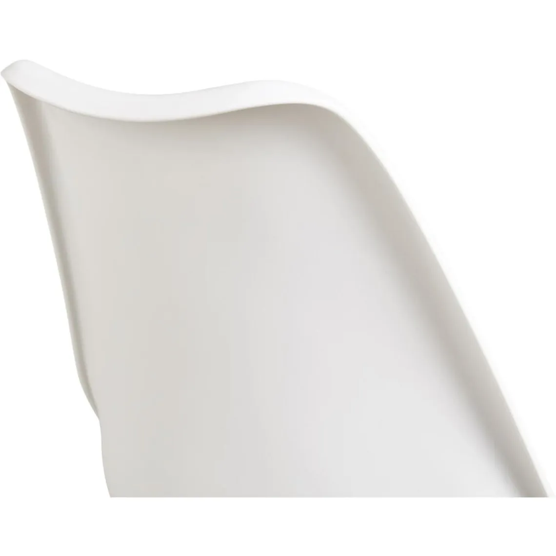 Chaise Blanc avec coussin BJORN | 3 Suisses