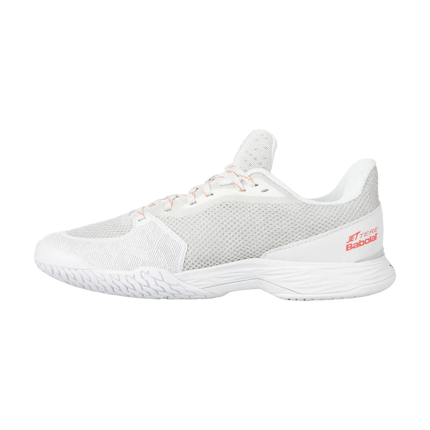Chaussures BABOLAT Femme JET TERE Toutes Surfaces Blanc / Rose PE 2022