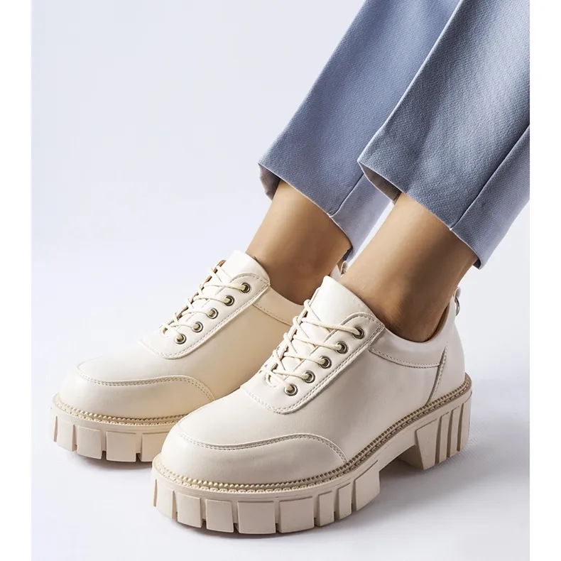Chaussures Severino classiques élégantes beiges