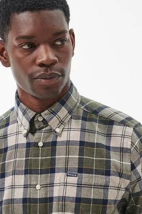Chemise Barbour Fortrose Verte MSH4991-TN16 commander en lig