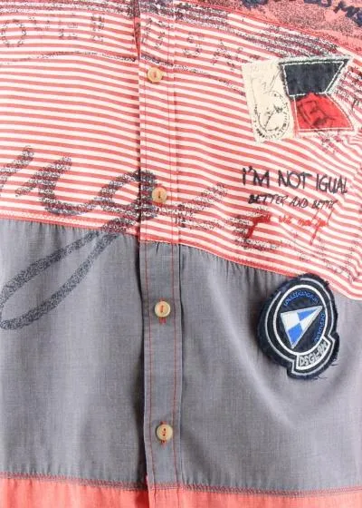 Chemise -Desigual--Blanc-M-Masculin