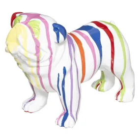 Chien Plastique Peinture 25 x 13 x 19 Blanc | 3 Suisses