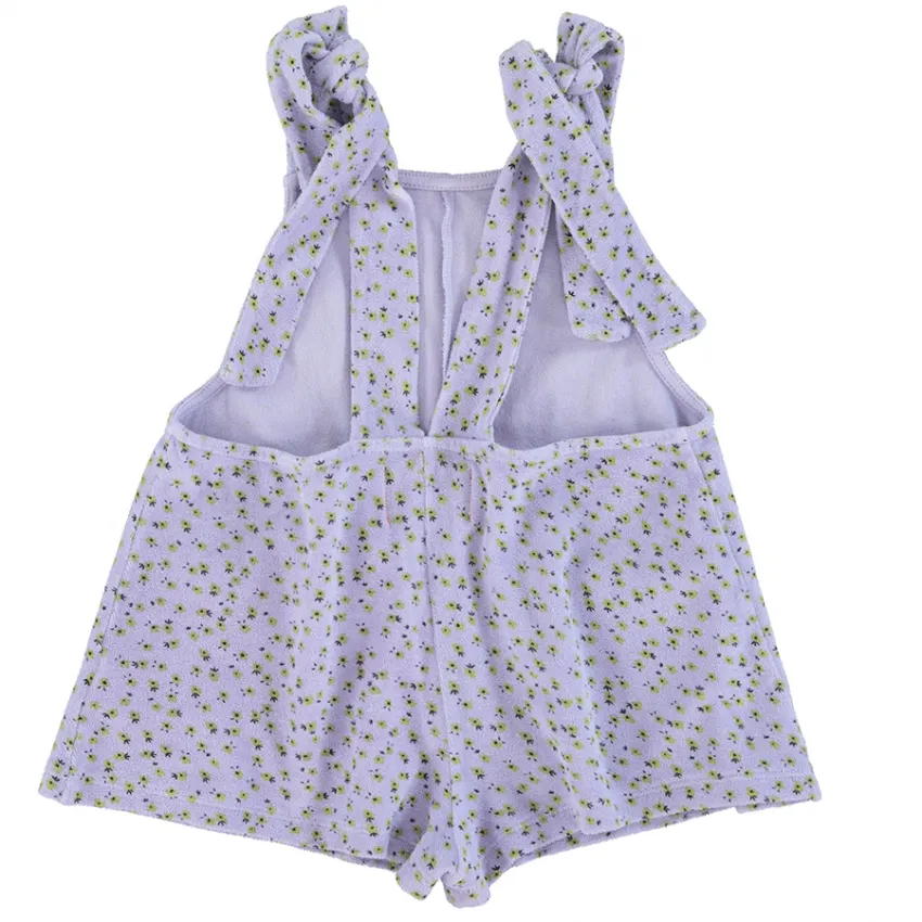 Combinaison a nouer violette enfants Piupiuchick | Petites Fripouilles