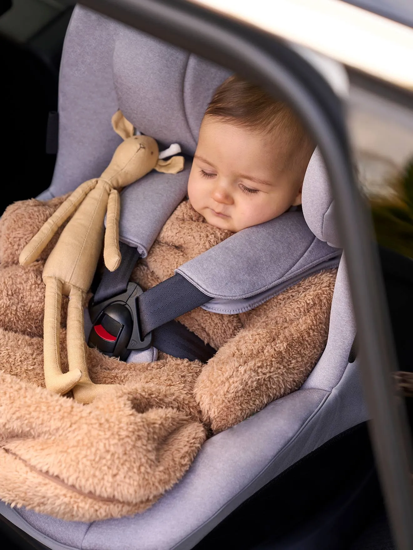 Combinaison de transport microfibre beige - Vertbaudet