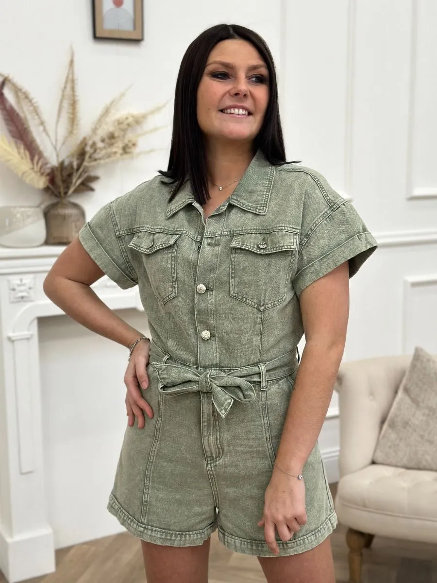 Combishort Audrey Kaki