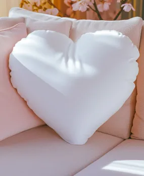 Coussin coeur Couple en scooter personnalisé