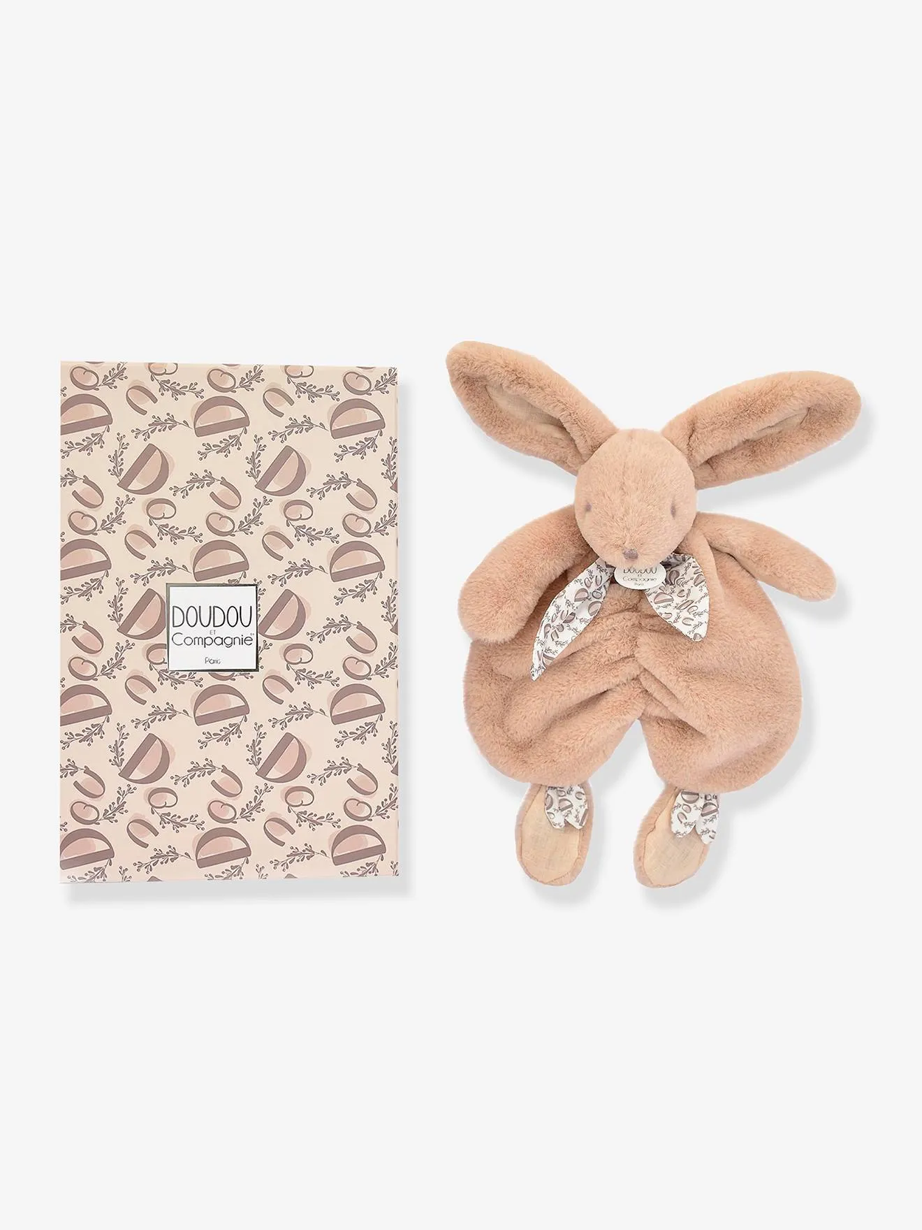 Doudou lapin - DOUDOU ET COMPAGNIE beige sable - Doudou et Compagnie