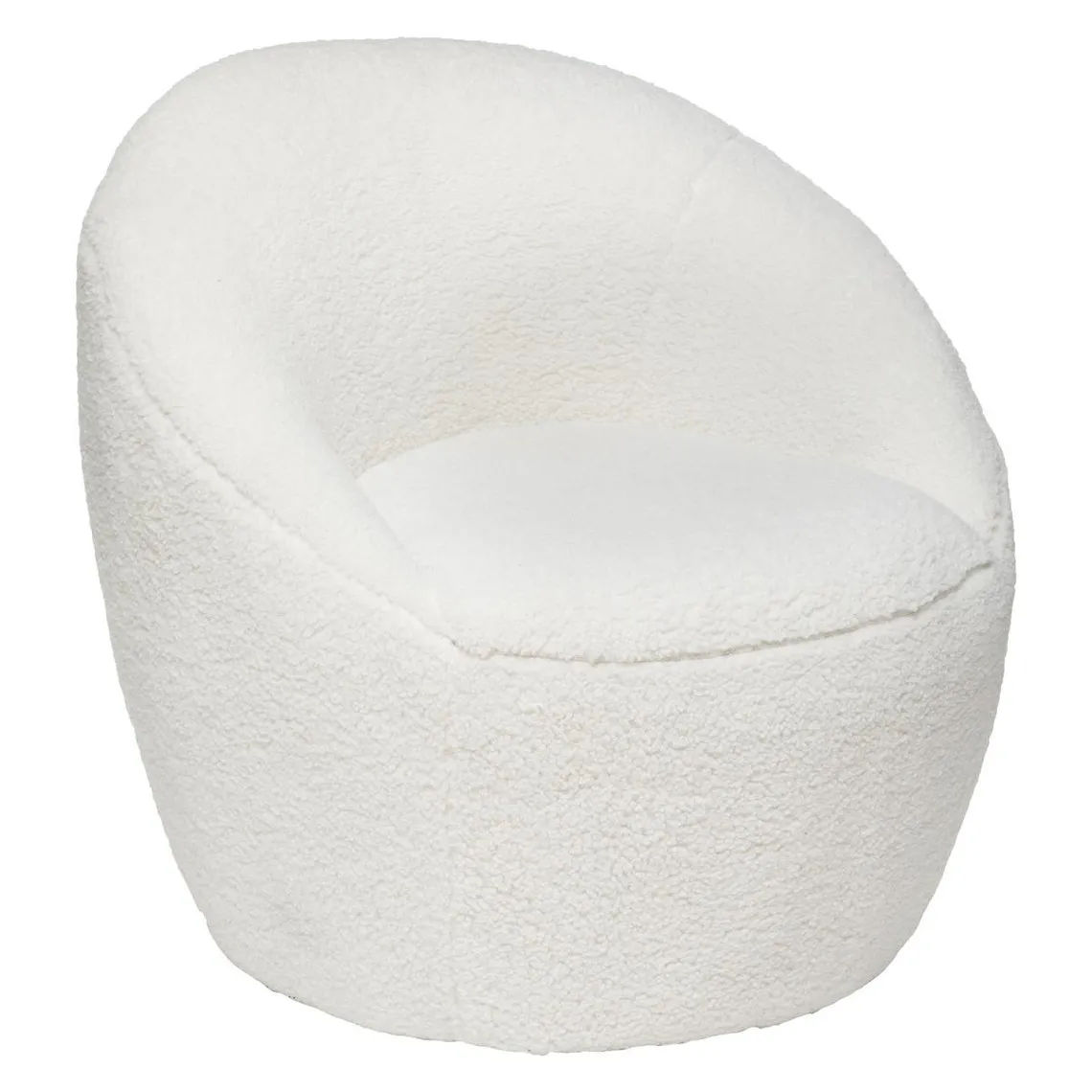 Fauteuil A Bouclettes Romi Blanc | 3 Suisses