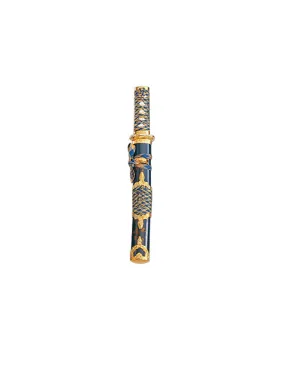 fourreau tanto bleu-or ⚔️ Boutique Épées