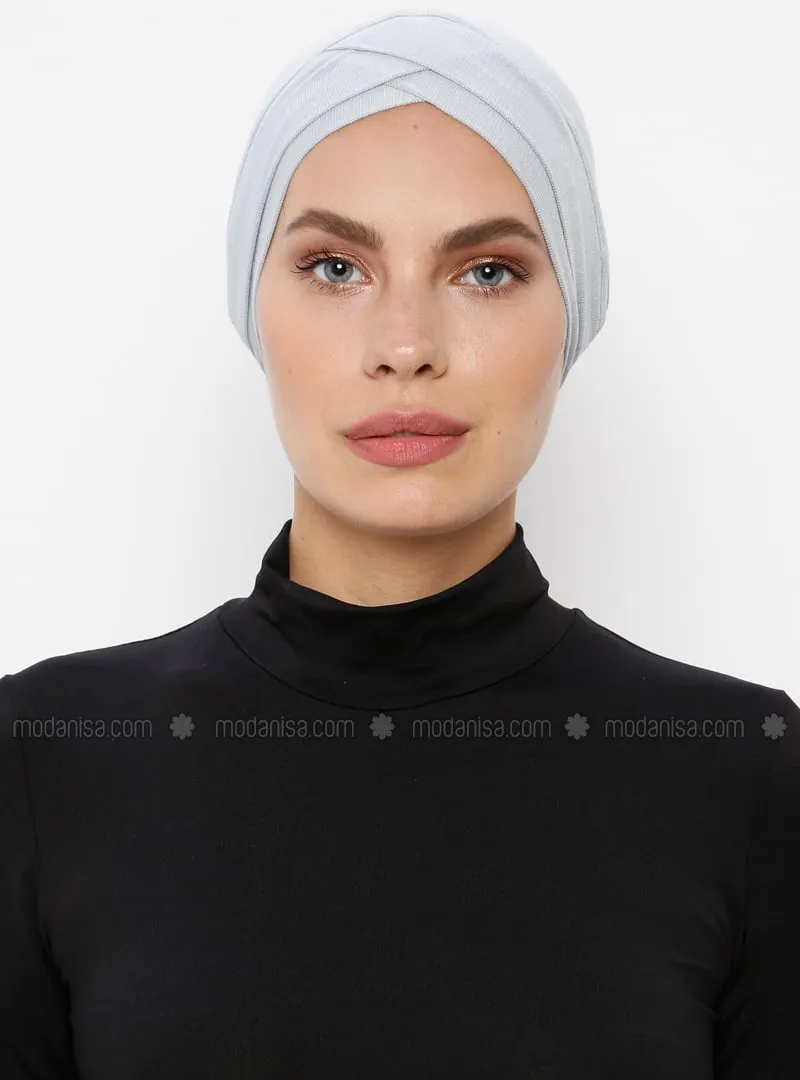 Gray - Plain - Bonnet