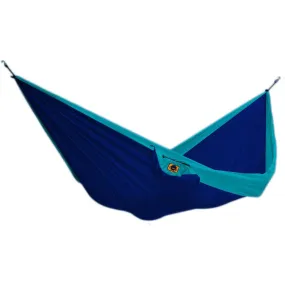 Hamac Simple Toile de parachute Bleu Roi/Turquoise