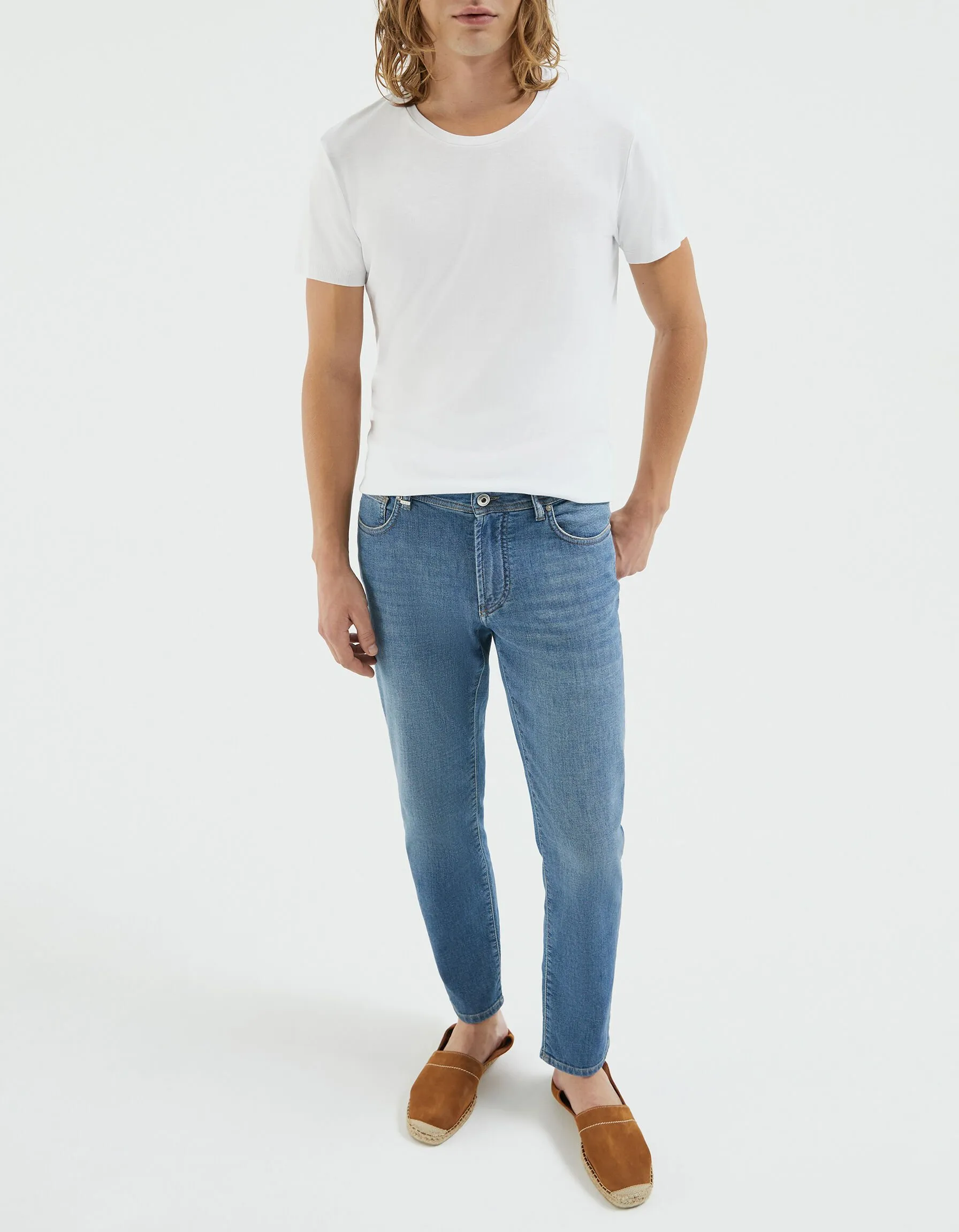Jean SLIM indigo Cosy Homme