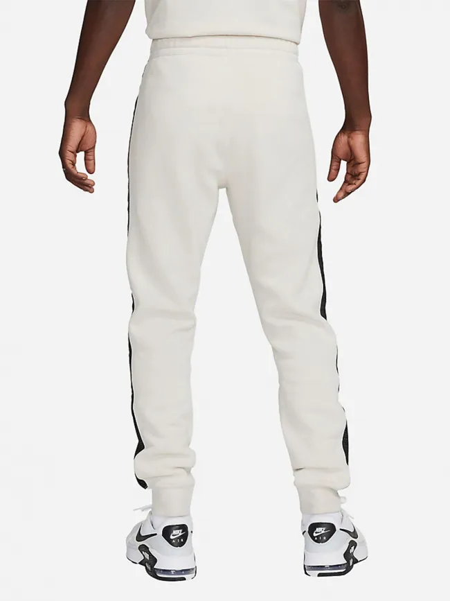 Jogging sportswear swoosh beige noir homme - Nike | wimod
