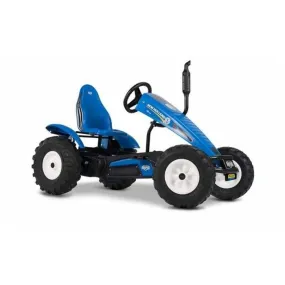 Kart à pédales électrique BERG New Holland E-BFR - Pour enfants de 6 ans et plus - Poids jusqu'à 100 kg - Bleu