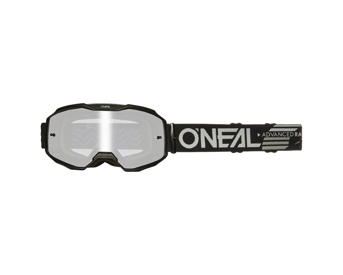 Masque de VTT Unisexe B-10 SOLID Noir/Argent Miroir