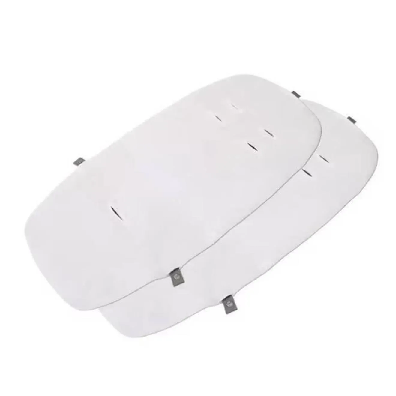 MAXI COSI Lot de 2 draps pour le transat/berceau ALBA, Blanc, dès la naissance blanc - 
