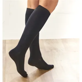 Mi-bas anti-fatigue beige ou noir
