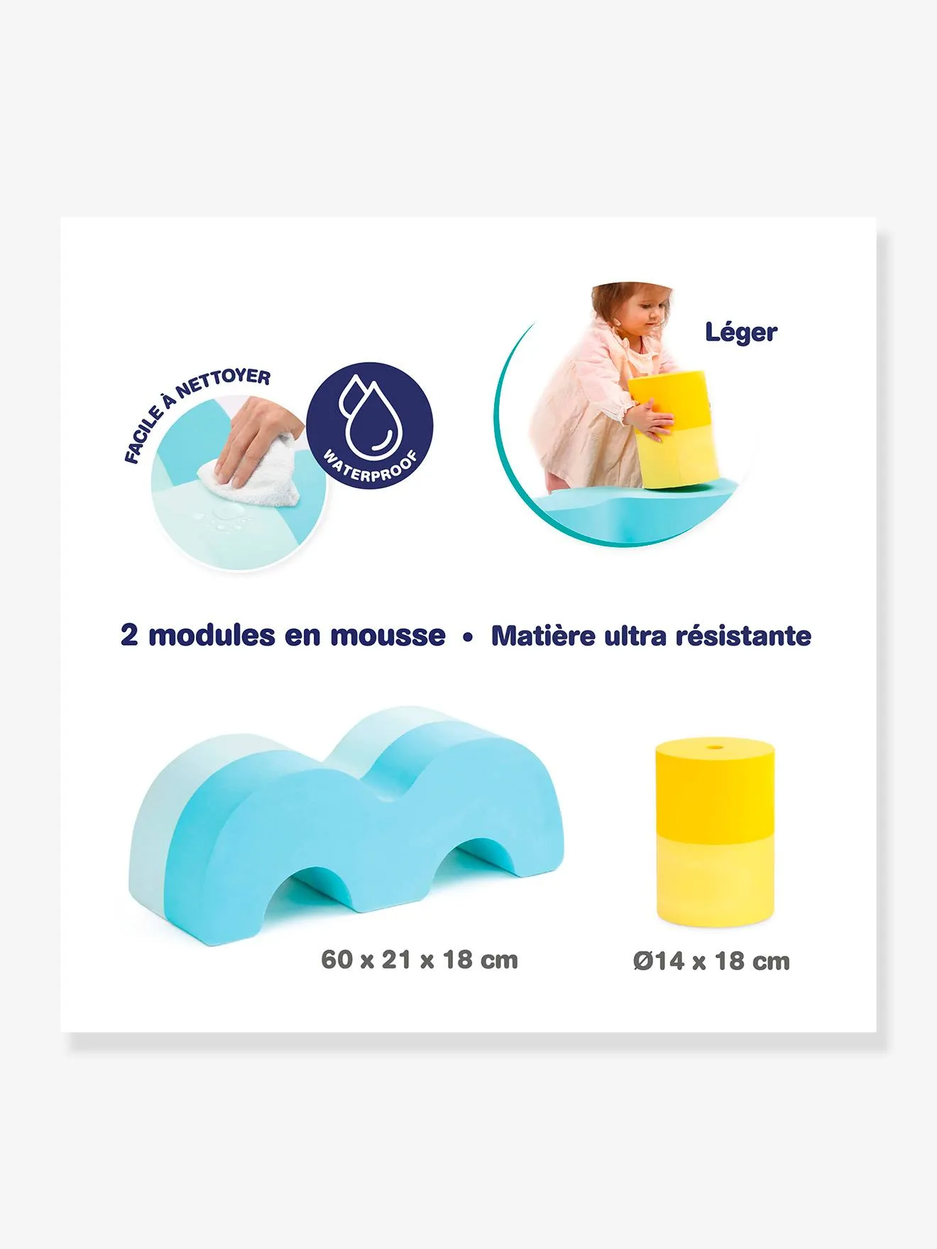 Modules de motricité - LUDI bleu - Ludi