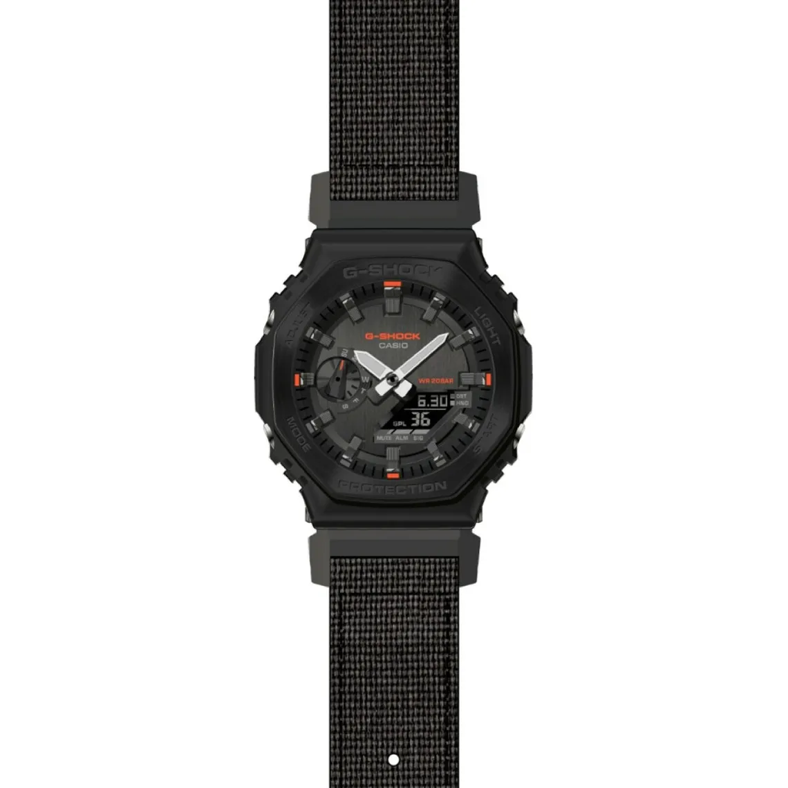 Montre Homme CASIO GM-2100CB-1AER - Bracelet Tissu Noir Casio - Montre Homme sur MenCorner