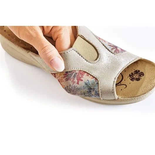 Mules "Anna" Beige
