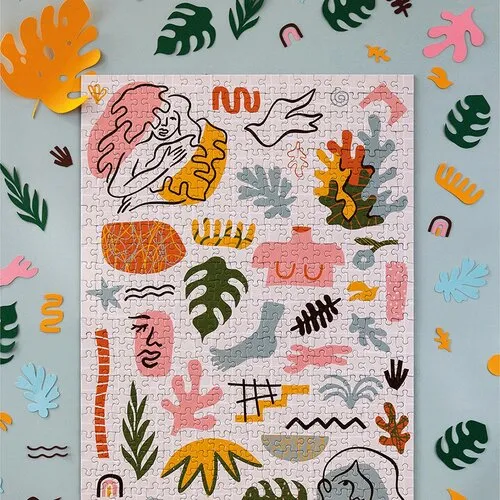 Puzzle 500 pièces coup déclat