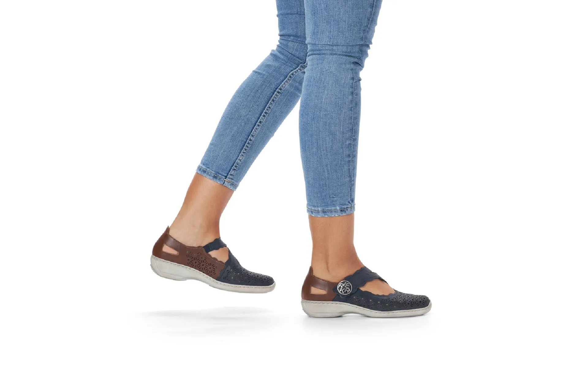 Rieker ballerines 413g4 14 marine