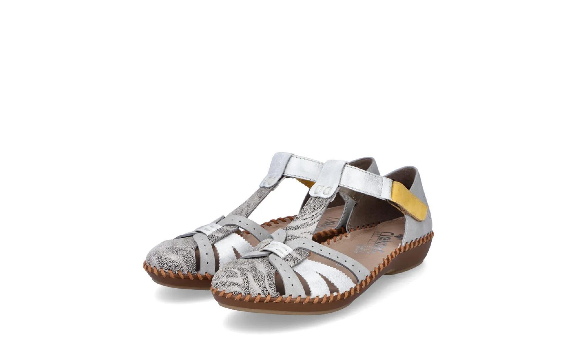 Rieker ballerines m1650 90 metallic