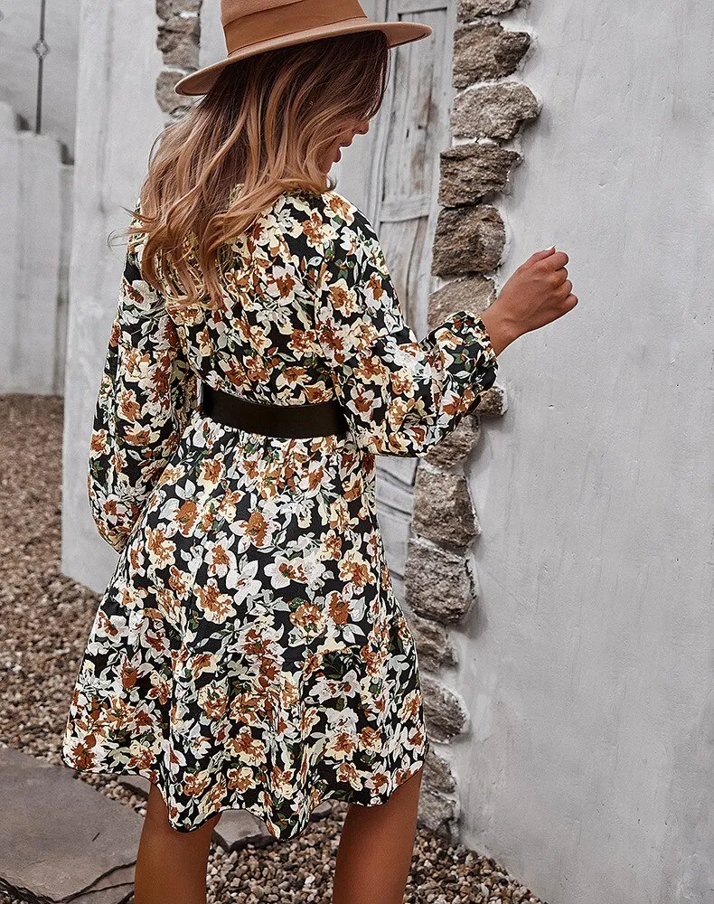 Robe à Fleurs Courte