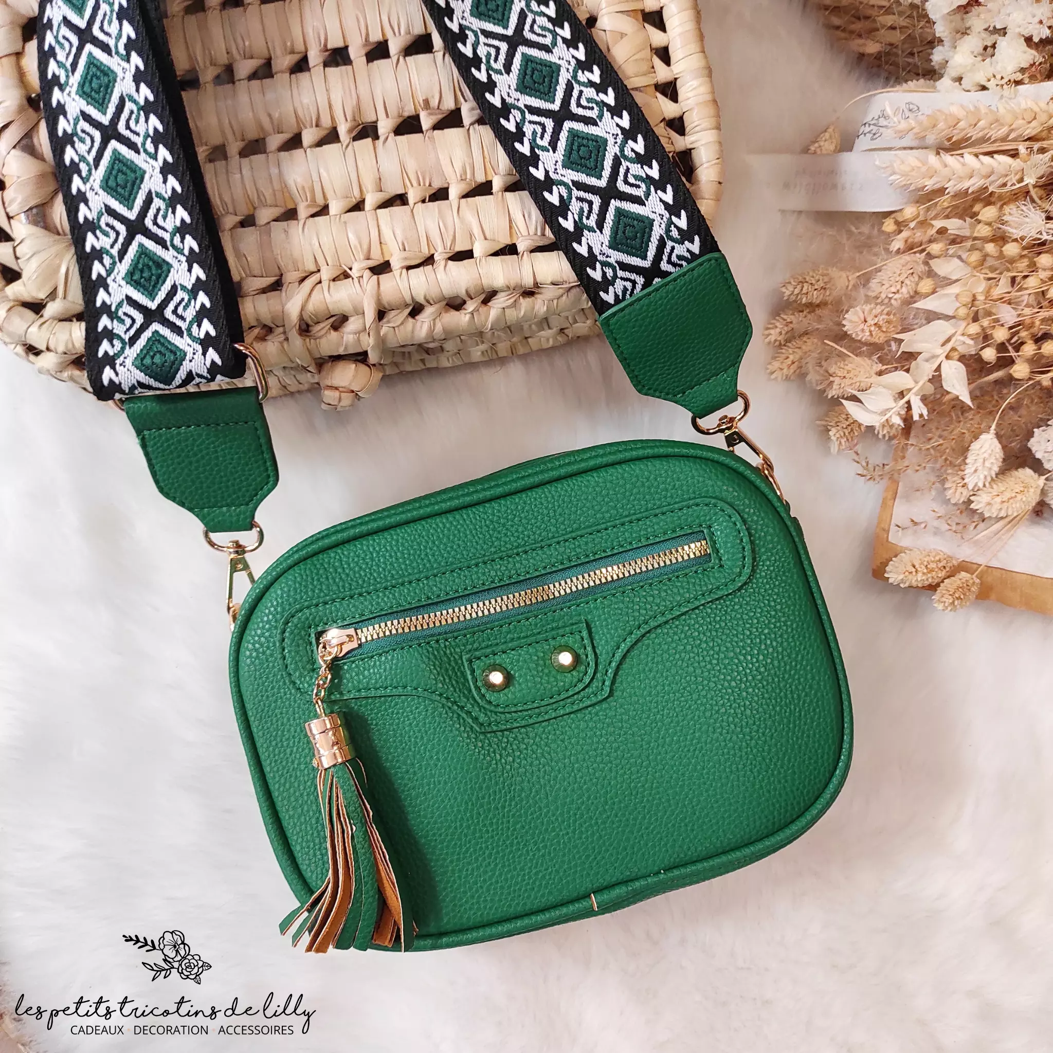 SAC BANDOULIERE - VERT