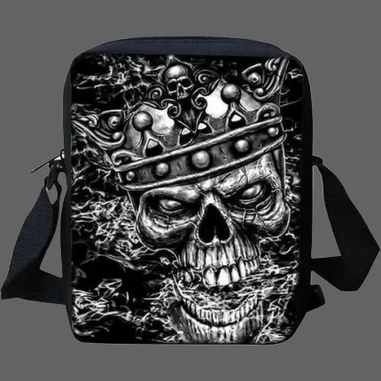 Sac besace Tête de mort King