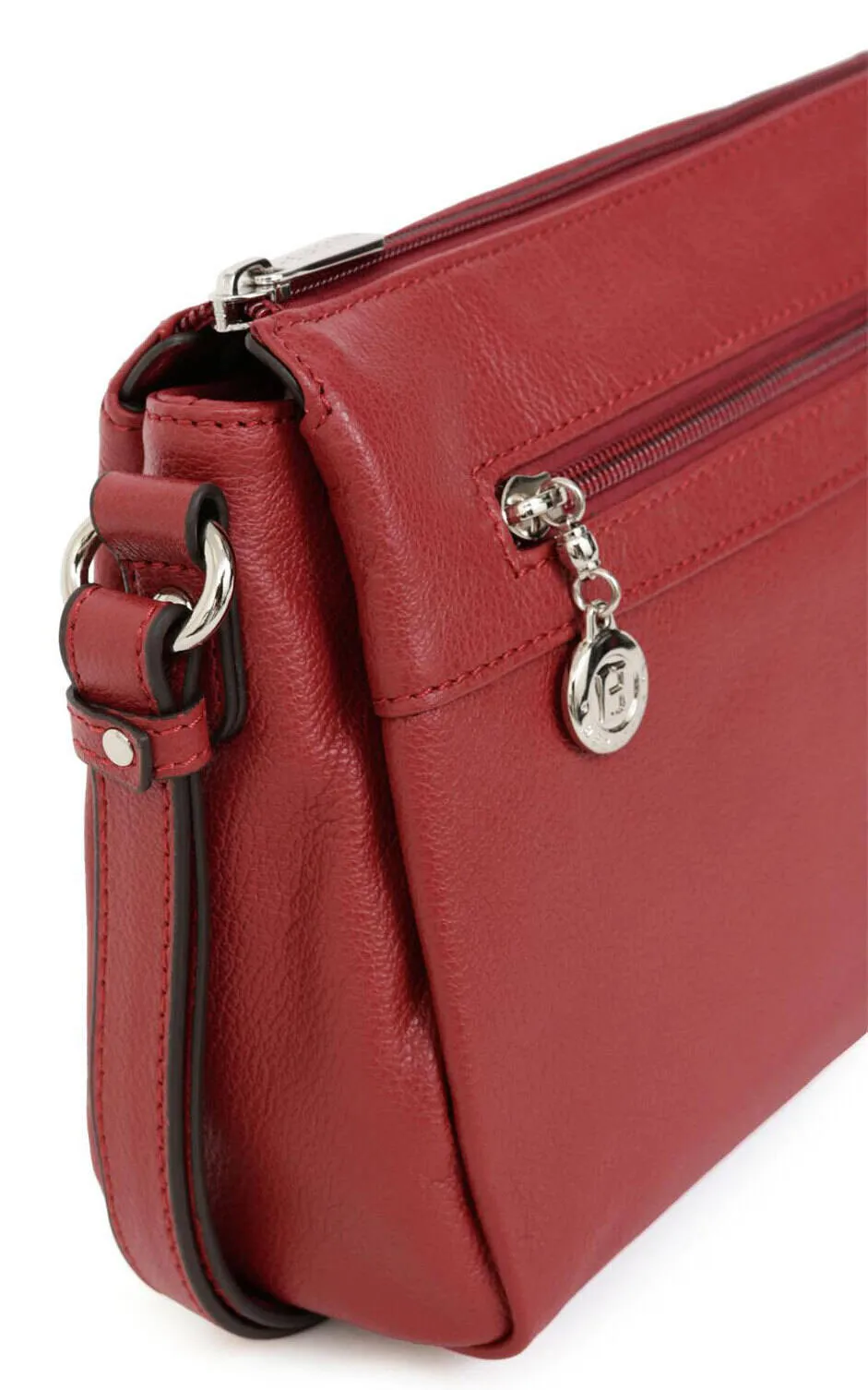 Sac porté travers vachette rouge