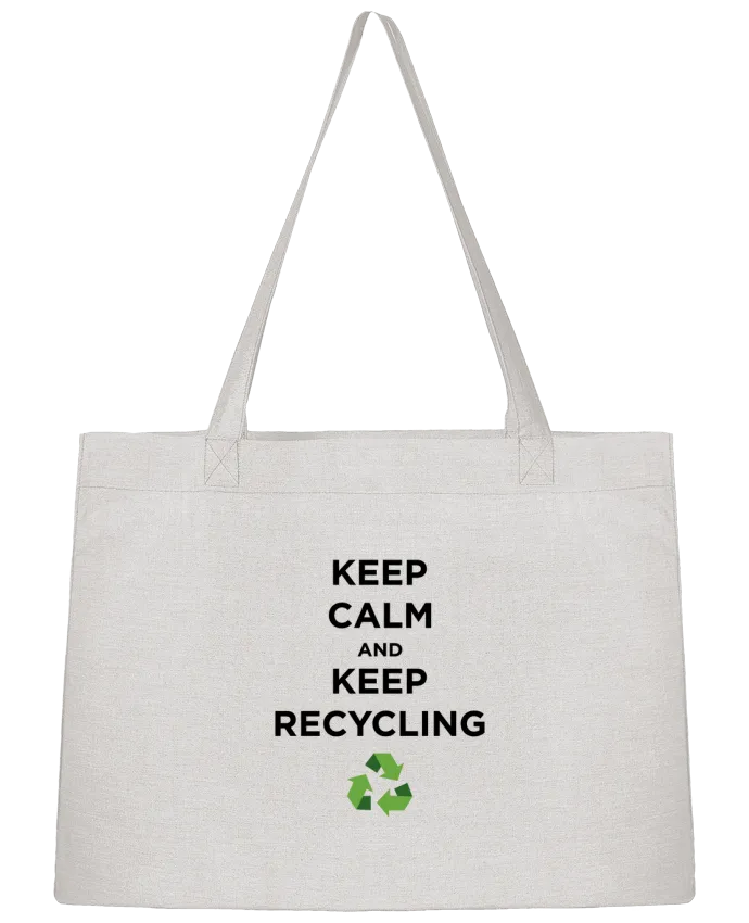 Sac Shopping Keep calm and keep recycling par tunetoo
