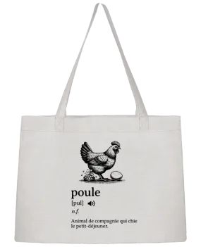 Sac Shopping Poule Définition par Mona Designs