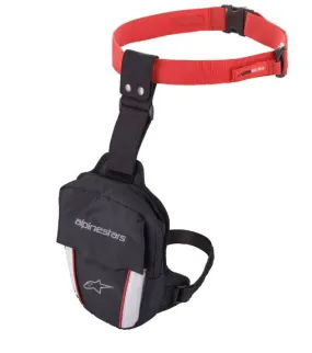 SACOCHE DE CUISSE ALPINESTARS ACCESS THIGH BAG BLACK RED WHITE