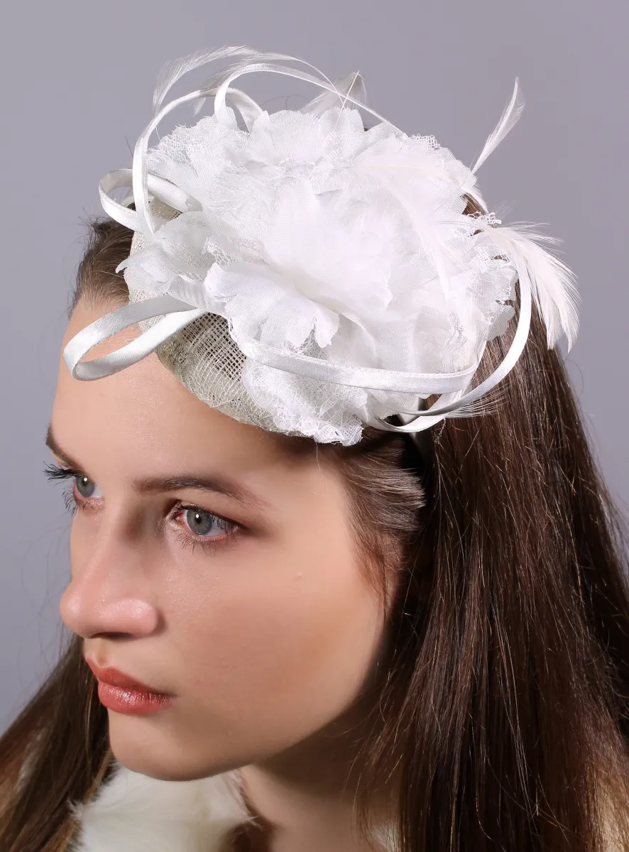 Serre tête bibi avec plume
