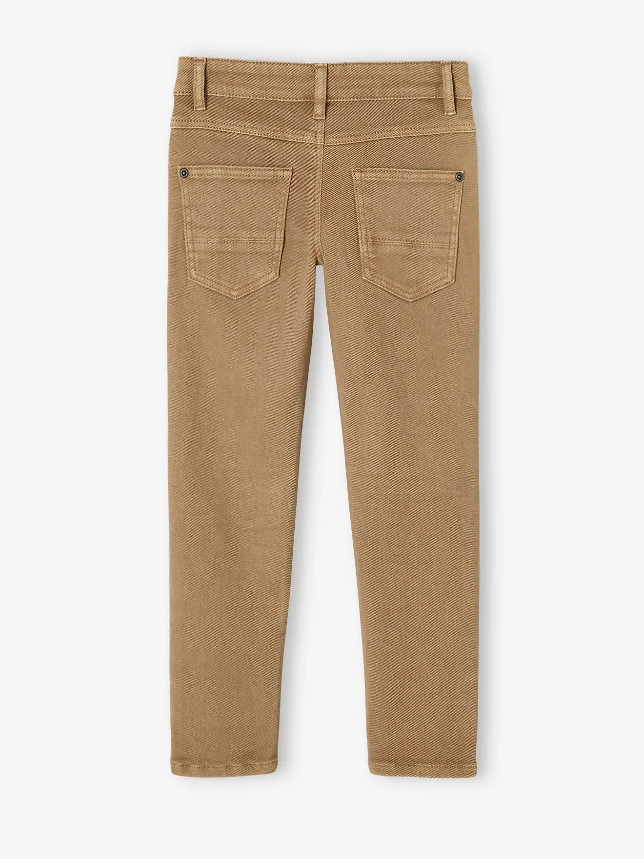 Slim couleur MorphologiK MEDIUM garçon beige - Vertbaudet
