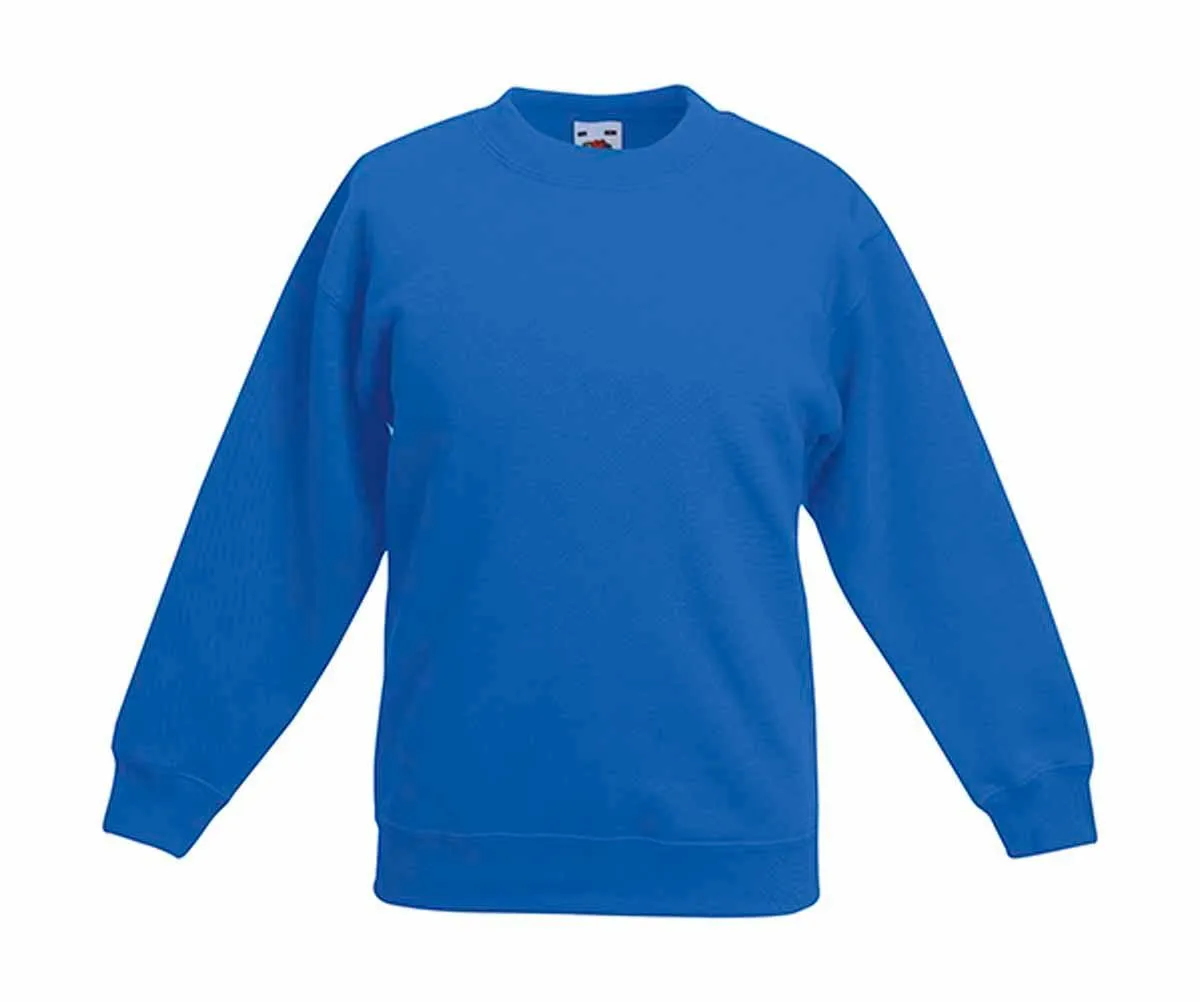 Sweat-shirt enfant premium col rond - 62-031-0 - bleu roi 