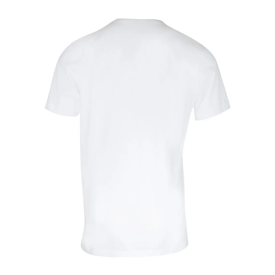 T-shirt col V Coton d'Egypte blanc | 3 Suisses