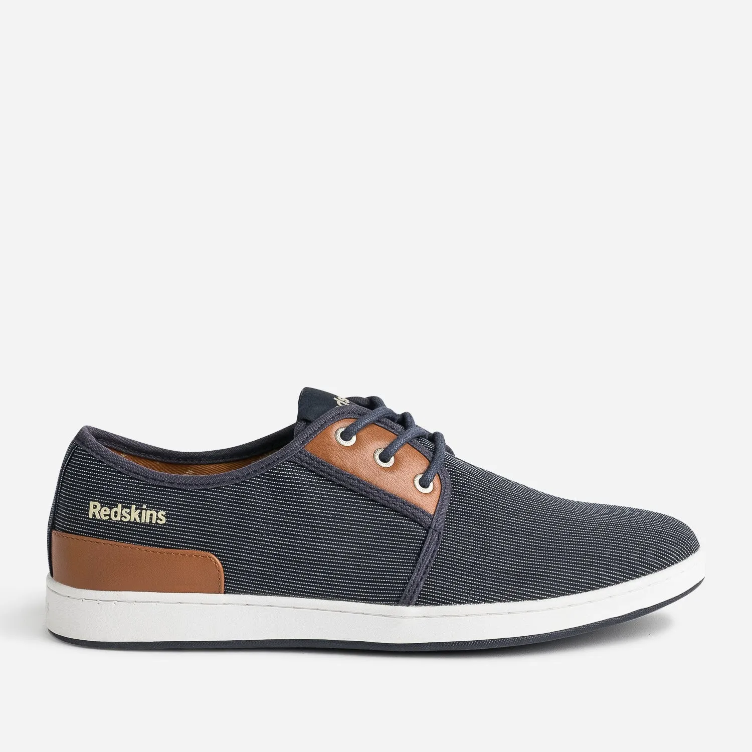 Tennis REDSKINS marine en toile rayée - Baskets / Tennis Homme | ERAM