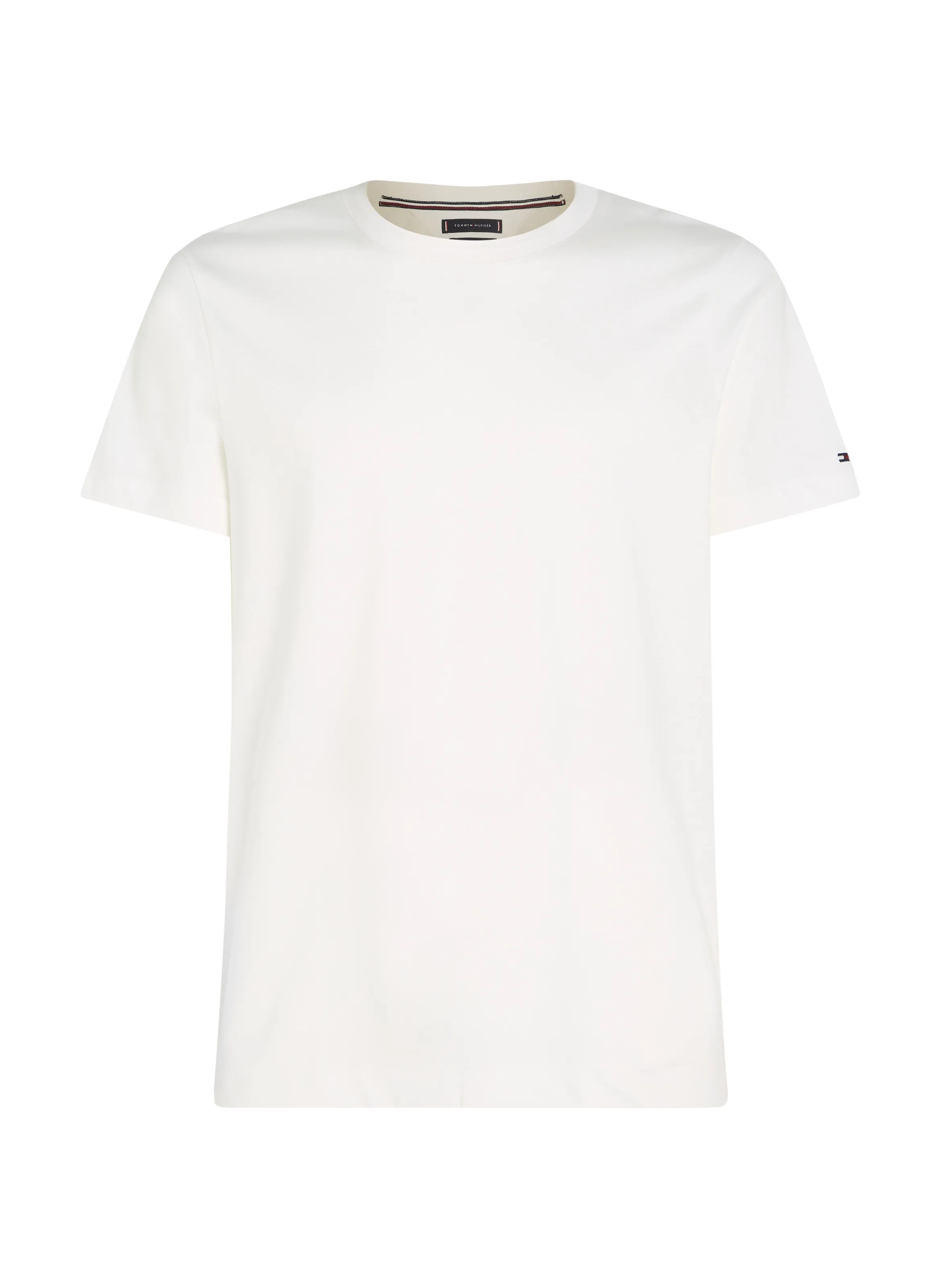 TOMMY HILFIGER  T-shirt en coton - Beige