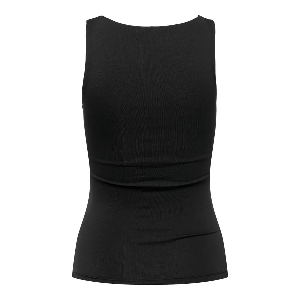 Tops Col en U Sans manches noir | 3 Suisses