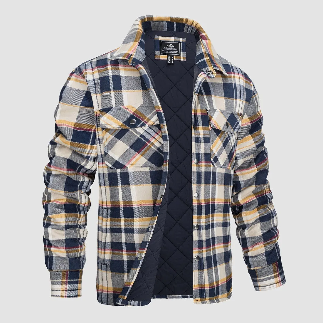 Veste en Flanelle à Carreaux pour Hommes - Christophe